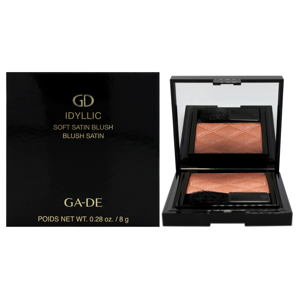 Idyllic Soft Satin Blush Powder - 26 Honey Bronze by GA-DE Women - 0.28 oz Blush